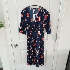 Paisley wrap nursing dress